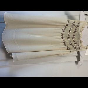 Parker silk blouse w/ light purple jewels